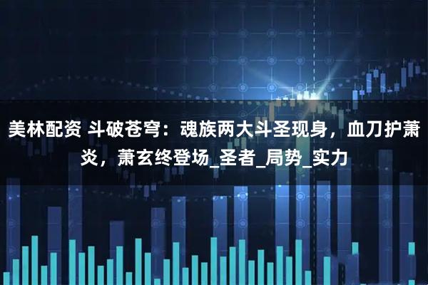 美林配资 斗破苍穹：魂族两大斗圣现身，血刀护萧炎，萧玄终登场_圣者_局势_实力