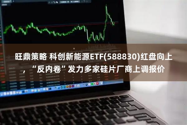 旺鼎策略 科创新能源ETF(588830)红盘向上，“反内卷”发力多家硅片厂商上调报价